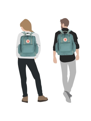 FJÄLLRÄVEN Kanken Outlong Daypack 40 cm Laptopfach frost green