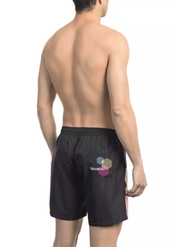 Bikkembergs Schwarz Polyester Herren Bade Kurz