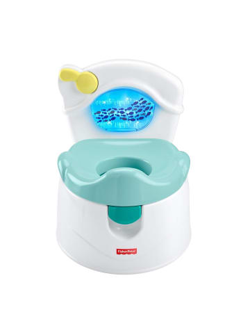 Fisher-Price Meeresrausch Töpfchen Baby Toilette Geräusche abnehmbarer Toilettenaufsatz