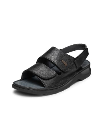 VITAFORM Softnappaleder Sandalen in schwarz