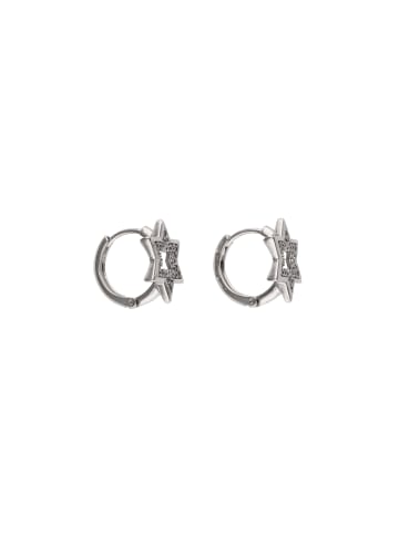 myMo at night Women Hoop Earrings in Silver