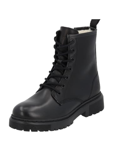 Palado Schnürstiefeletten Montecristo in Schwarz Glanz