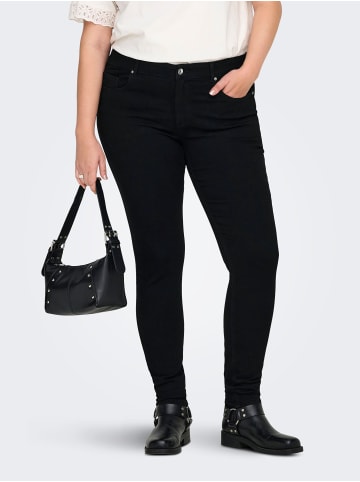 ONLY Carmakoma Skinny Jeans in Black Denim