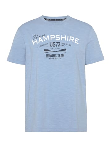Delmao T-Shirt in hellblau melange