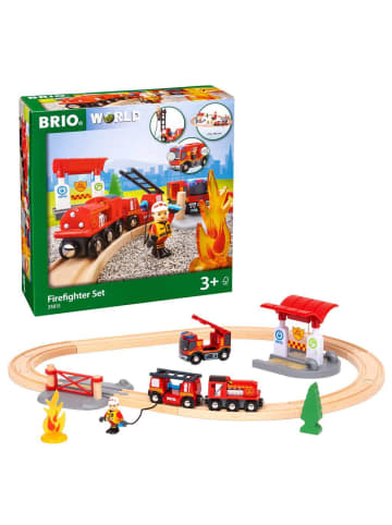 Brio Brio Aktionsspiel Bahn Feuerwehr Set in bunt