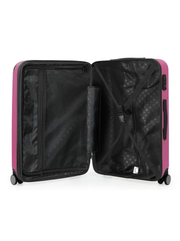 Hauptstadtkoffer Spree - Koffer-Set 3 Trolley Hartschale Koffer Gepäckset, TSA, 4 Rollen (S, M & L) in Pink
