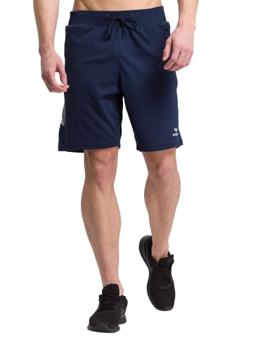 erima Squad Worker Shorts in new navy/silver grey