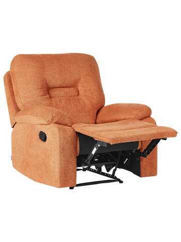 Beliani Sessel BERGEN in Orange - (W) 90 x (H) 101 x (L) 72 cm