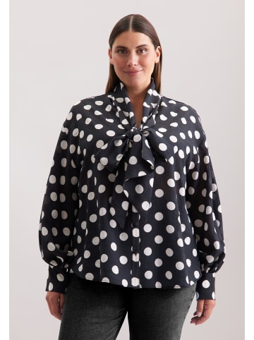 Seidensticker Rüschenbluse Oversized in Schwarz
