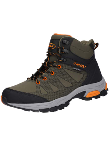 Hi-Tec Wanderstiefel Raven Mid WP in khaki/schwarz/orange