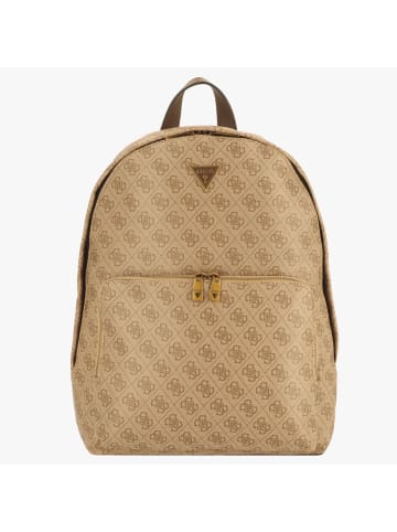 Guess Milano Rucksack 42 cm Laptopfach in beige-brown