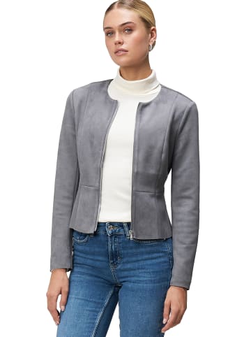 Zero  Blazer Wildlederoptik in Steel Grey