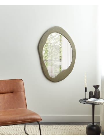 Beliani Wandspiegel LENAX in Grün - (W) 59 x (H) 90 x (L) 2 cm