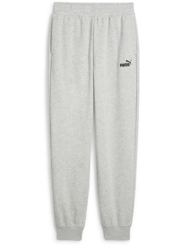 Puma Sporthose "ESS Small No.1 Logo Comfort High-Waist Sweatpants TR cl" in Grau