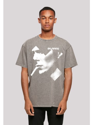 F4NT4STIC Oversize T-Shirt David Bowie Oversize T-Shirt in Asphalt
