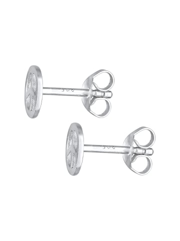 Elli Ohrringe 925 Sterling Silber Boho, Peace-Zeichen in Silber
