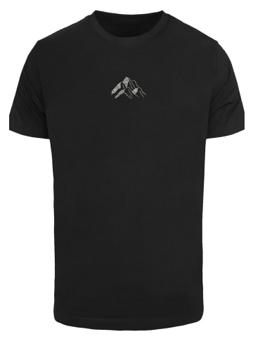 F4NT4STIC T-Shirt Mountain Berge Natur V2 in schwarz