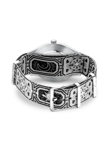Thomas Sabo Uhrenarmband Code Ts Nato Schwarzer Nachthimmel in schwarz, weiß