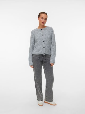 Vero Moda Strickjacke in Medium Grey Melange