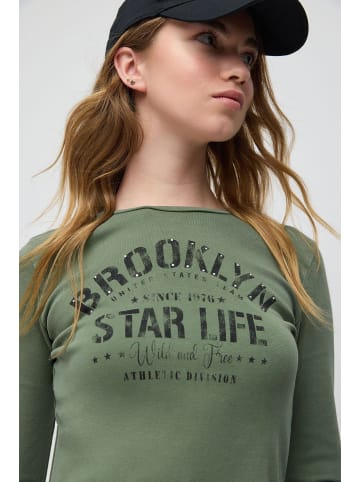 NO MATTER WHAT Blouse in Khaki