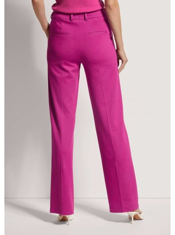 MADELEINE Weite Hose mit Bügelfalten in magenta