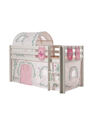 58 aufm Kessel KINDERBETT Karolina 210x114x106 Massivholz Weiß Textilset Burg 4