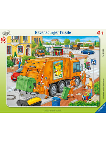 Ravensburger Müllabfuhr. Rahmenpuzzle 35 Teile