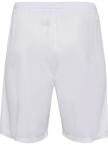 Hummel Sportshorts "Hmlessential Shorts" in Weiß