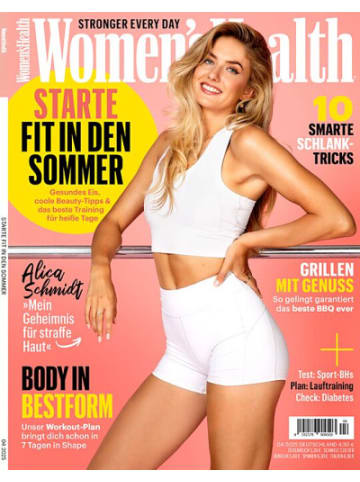 Hubert Burda Media 4 x WOMEN'S HEALTH Zeitschrift (Gutschein für Halbjahres Abo)