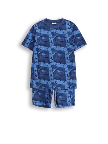 Coccodrillo Jungen-Pyjama in blau