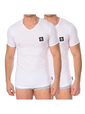 Bikkembergs 2er-Set: Unterhemd in White