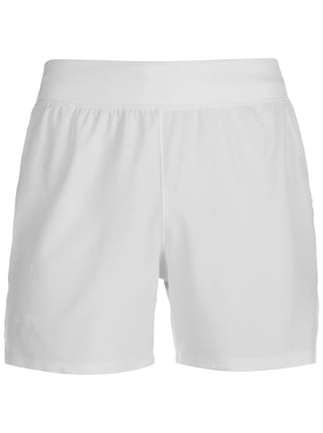 Under Armour Laufshorts Launch Elite 5" in weiß / neongelb