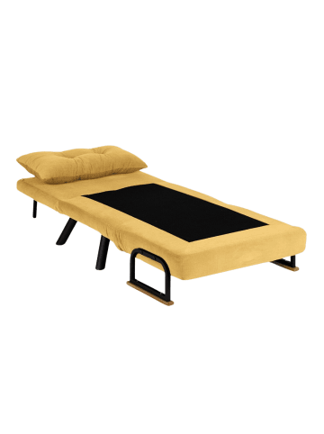 CALICOSY Schlafsessel SANDO in GELB - (W) 67  x (H) 41  x (L) 50  cm