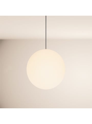 s.LUCE Hängeleuchte Orb Glaskugel in Weiß