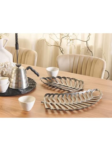 Beliani 2er-Set Schmuckschale AMNISOS in Silber