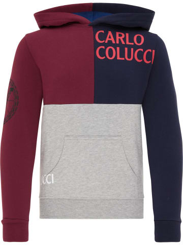 Carlo Colucci Hoodie Carelli in Navy