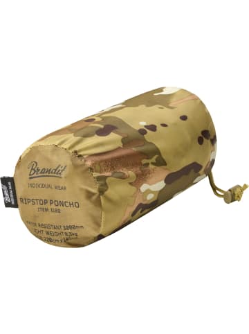 Brandit Regenjacke "Ripstop Poncho" in Camouflage