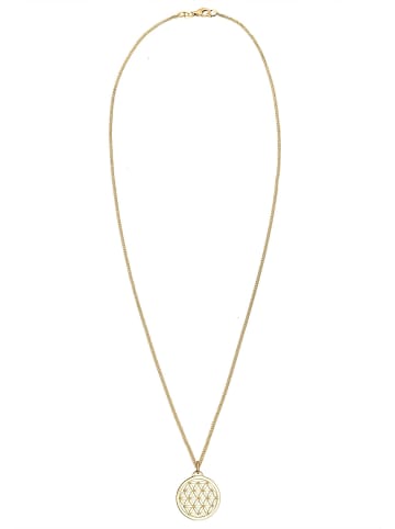 Elli Halskette 925 Sterling Silber Lebensblume in Gold