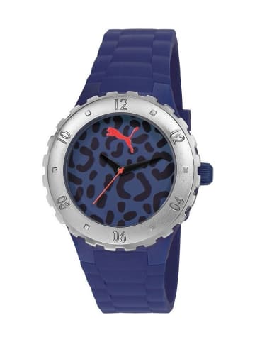 Puma Time Quarzuhr in Blau 40 mm