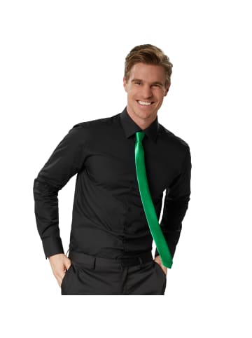 tectake Schmale Unisex-Krawatte in Einheitsgröße, grün