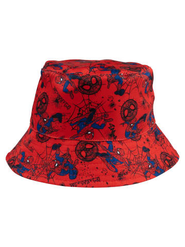 Spiderman Marvel Spiderman Fischerhut Bucket Hat Sonnenhut Anglerhut in rot