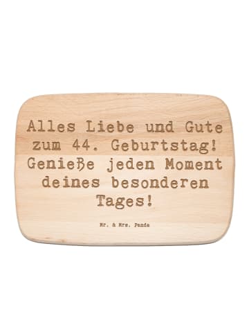 Mr. & Mrs. Panda Holzbrett Spruch 44. Geburtstag mit Spruch in Transparent