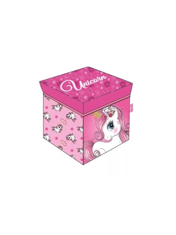 Einhorn Princess Spielzeugaufbewahrung 30×30×30 cm