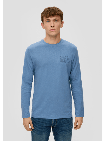 s.Oliver T-Shirt langarm in Blau