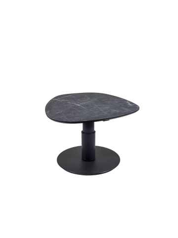58 aufm Kessel COUCHTISCH Cemile 80x80x39 höhenverstellbar Anthrazit/Marble Grigio