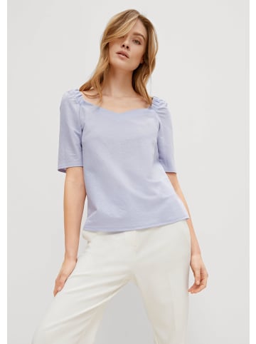 comma T-Shirt kurzarm in Lila