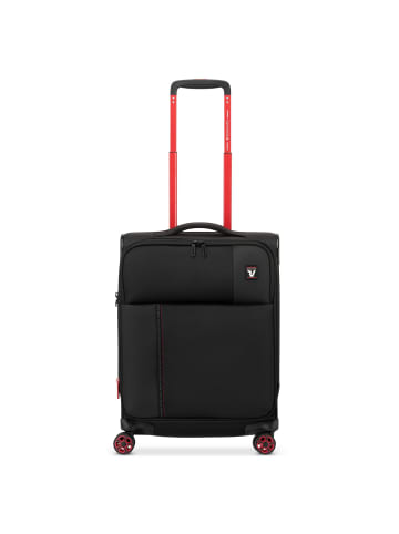 Roncato Move 4 Rollen Kabinentrolley 55 cm mit Dehnfalte in nero fumo