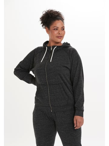 Endurance Q Sweatjacke OLIVIA MELANGE in 1001BM Black Melange