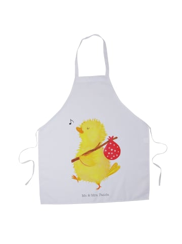 Mr. & Mrs. Panda Schürze Küken Wander ohne Spruch in Weiß