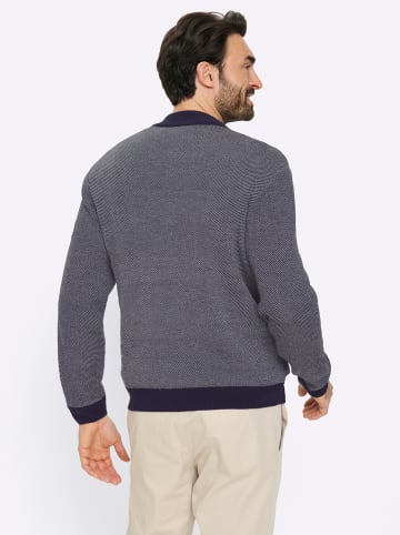 WITT WEIDEN Strickjacke in marine-ecru-meliert